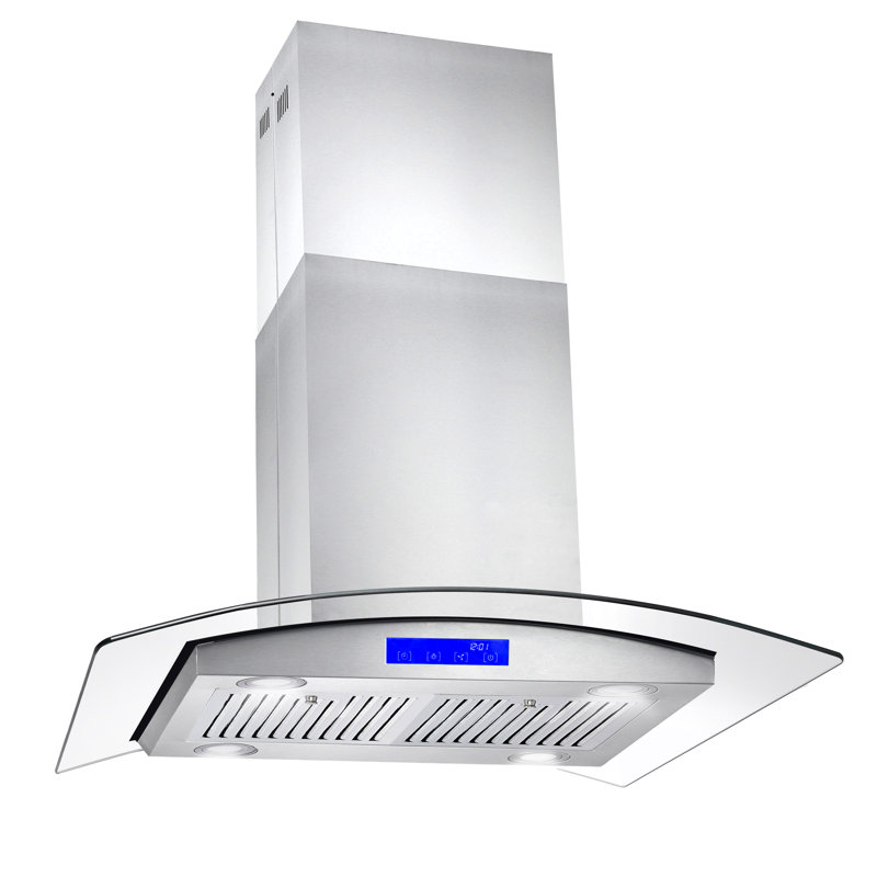 Cosmo 30" 900 CFM Ductless Island Range Hood & Reviews Wayfair